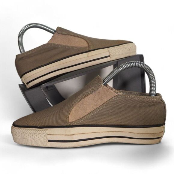 Vintage Early 90s Converse All-Star Slip-on Made in USA Women's 5.5-6 RARE - Picture 1 of 10